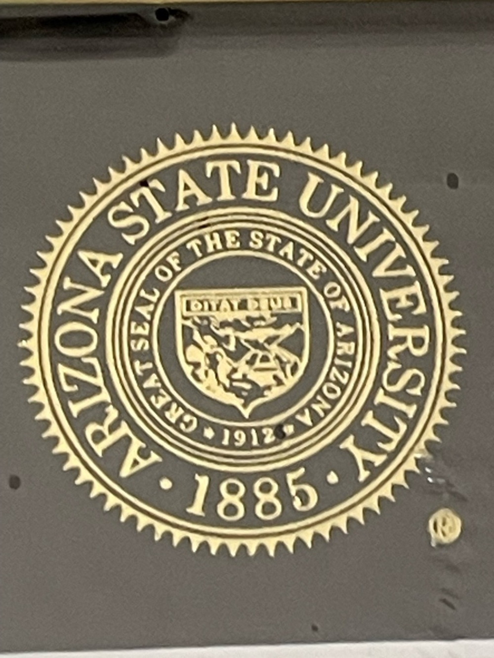 Official Arizona State University Diploma Frame with Black Mat - Picture 4 of 7